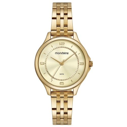 Relgio Mondaine Feminino Clssico Dourado 32491LPMVDE1